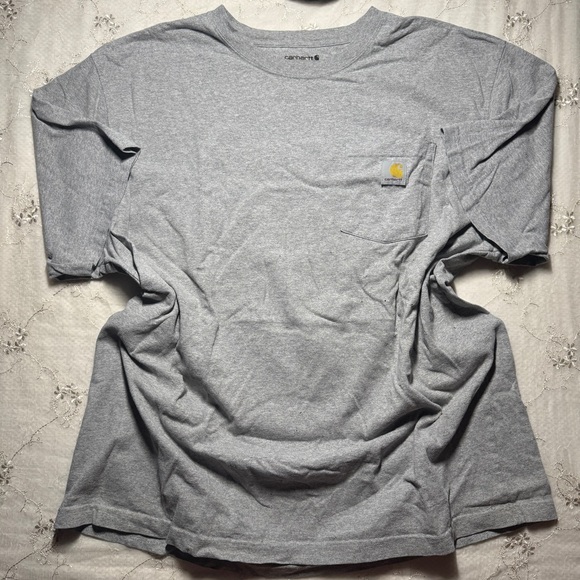 Carhartt Other - vintage carhartt men’s loose‑fit gray pocket tee – size xl
